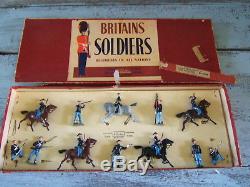 Britains Toy Soldiers 12 pc Box Set 2069 Civil War Union Cavalry Infantry 1862