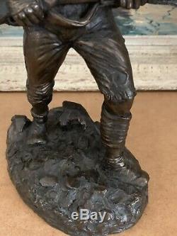 Bronze Resin Sculpture By Robert Donaldson Of American Civil War Soldier