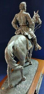 CHILMARK Francis Barnum Lee, The GENTLEMAN SOLDIER Civil War Pewter Sculpture