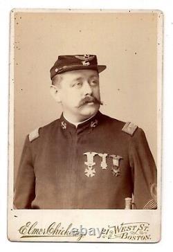 CIRCA 1890s CABINET CARD JAMES J. ROCHE CIVIL WAR SOLDIER, DIPLOMAT & EDITOR