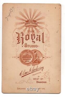 CIRCA 1890s CABINET CARD JAMES J. ROCHE CIVIL WAR SOLDIER, DIPLOMAT & EDITOR