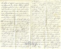 CIVIL War 8th New Hampshire Infantry Soldier Letter 1862 Ship Island Mississippi