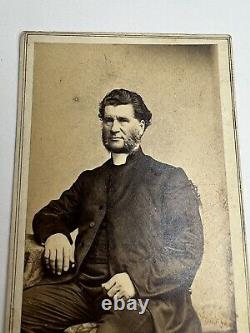 CIVIL WAR CDV Soldier Photo CPL. William T. Hess 4th Pa. CAV Killed In Action