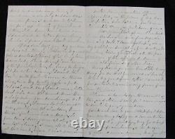 CIVIL WAR CONFEDERATE SOLDIERS' MOTHER's LETTER TO UNION DR JOHN MOORE MCCALLA