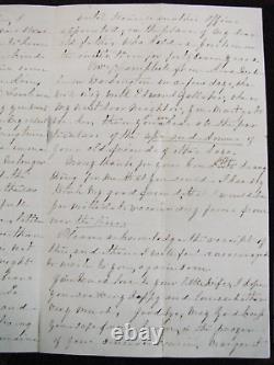 CIVIL WAR CONFEDERATE SOLDIERS' MOTHER's LETTER TO UNION DR JOHN MOORE MCCALLA