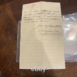 CIVIL WAR LETTER 10th Missouri Infantry, Officer Reports on Capture of Soldier