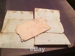 CIVIL WAR LETTER & COVER DATED 1863 FRIENDSHIP NY CANDID & SOLDIER BATTLE ID, d
