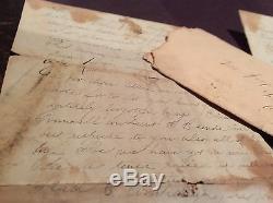 CIVIL WAR LETTER & COVER DATED 1863 FRIENDSHIP NY CANDID & SOLDIER BATTLE ID, d