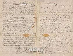 CIVIL War Soldier Letter With Original Envelope Death Stonewall Jackson