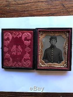 CIVIL WAR Soldier Discharge Paper And Ambrotype Photo William King July 1865