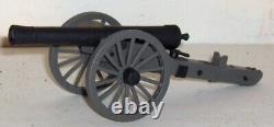 CIVIL WAR UNION 3 GUN EARTHEN FORT SECTION WithCANNONS & CREWS 54MM BY BARZSO