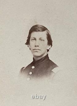 CIVIL WAR UNION ARMY SOLDIER 5th MASS INF REGT. HENRY G. WESTON SIGNED CDV PHOTO