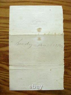 CIVIL War 20th Pennsylvania Cavalry Chambersburg Soldier Letter 1864