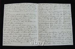 CIVIL War 27th Pennsylvania Soldier Letter Sharpsburg Maryland 1862