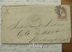 CIVIL War 2nd Vermont Soldier Letter And Cover To 14th Vermont Comrade 1865