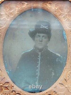 CIVIL War Ambrotype Soldier Cavalryman