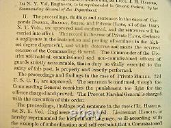 CIVIL War Black Soldiers Trial 144th New York South Carolina