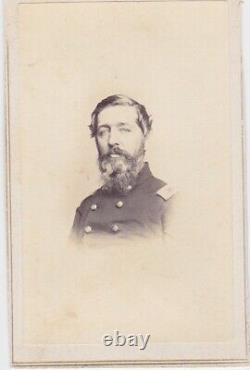 CIVIL War CDV Soldier Colonel F. Wutschel 8 New York Inf