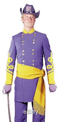CIVIL War Confederate General Reenactment Soldier Uniform Adult Mens Costume