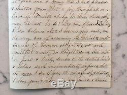 CIVIL War Letter Als Union Soldier Jefferson Davis Capture Caught In Petticoat