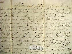 CIVIL War Letter Soldier Seeing The Elephant Killed In Action