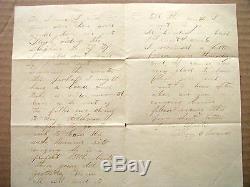 CIVIL War Letter To Notable Soldier From Racine Wisconsin