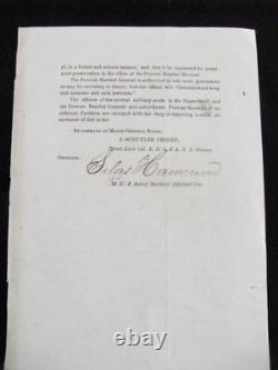 CIVIL War Louisiana Confederate Soldier Parole Order 1865