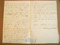 CIVIL War Maryland Baltimore Citizens Poison Union Soldiers 1862 Letter