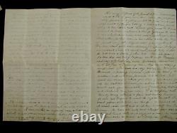 CIVIL War Ny Soldier Letter 138th Ny To 97th Ny Comrade Who Is Kia