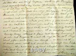 CIVIL War Ny Soldier Letter 138th Ny To 97th Ny Comrade Who Is Kia