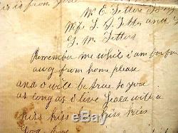 CIVIL War Pennsylvania Soldier Letter 203rd Infantry 1864