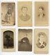 CIVIL War Soldier + Family Group Named Gump, Bedford, Pa, Set Of 8 Cdvs