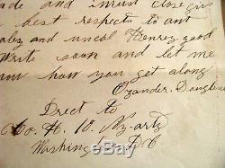 CIVIL War Soldier Letter Ny Written On Song Cover Winchester Va