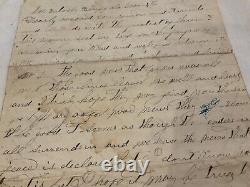 CIVIL War Soldier-letter Old Dick Taylor Surrender Came In Co F 33d Iowa Mobile