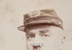 CIVIL War Union 8th New York Vol. Infantry Regt. Gar Soldier Autographed Photo