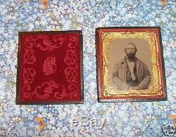 CONFEDERATE SERGEANT N PLEATED JACKET SOUTH CAROLINA CIVIL WAR SOLDIER AMBROTYPE