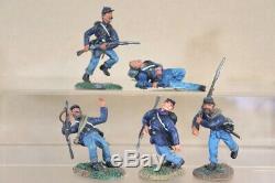 CONTE AMERICAN CIVIL WAR 5 x UNION IRISH BRIGADE SOLDIERS DEFENDING WOUNDED 2nu