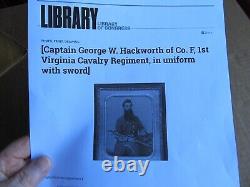 CSA Confederate Civil War Soldier Telescope Capt George W. Hackworth Co F 1st VA