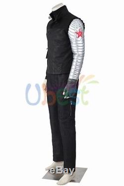 Captain America Civil War Bucky Barnes Winter Soldier Cosplay Costume