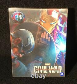 Captain America Civil War WeET Collection Lenticular Slip Blu Ray Steelbook