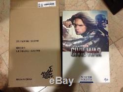 Captain America Civil War Winter Soldier 16 Collectible Figure Hot Toys MMS351