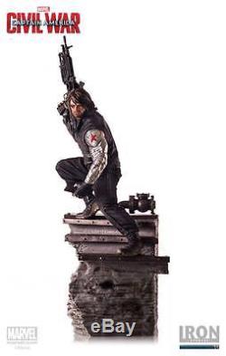 Captain America Civil War Winter Soldier Legacy Statue 14 Iron Studios