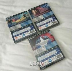 Captain America First Avenger / Winter Soldier / Civil War 4K Blu-ray Steelbooks