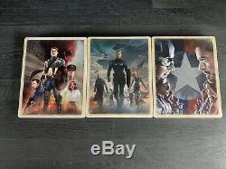 Captain America First Avenger Winter Soldier Civil War 4K Steelbook