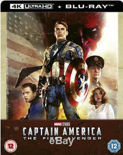 Captain America-First Avenger, Winter Soldier & Civil War 4K Steelbooks! New
