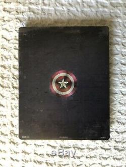 Captain America Steelbook Set 4K/Blu-Ray- First Avenger Winter Soldier Civil War