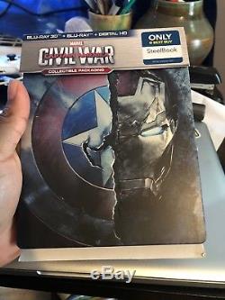 Captain America winter soldier steel-book And Civil War Steel-book