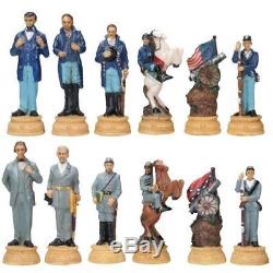 Chess Set Union and Confederate Soldiers U. S. Civil War