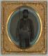 Civil War 1/6th Plate Tintype Triple Armed Union Soldier