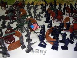 Civil War 112 Pieces Set Cannons Siege Mortars Soldiers